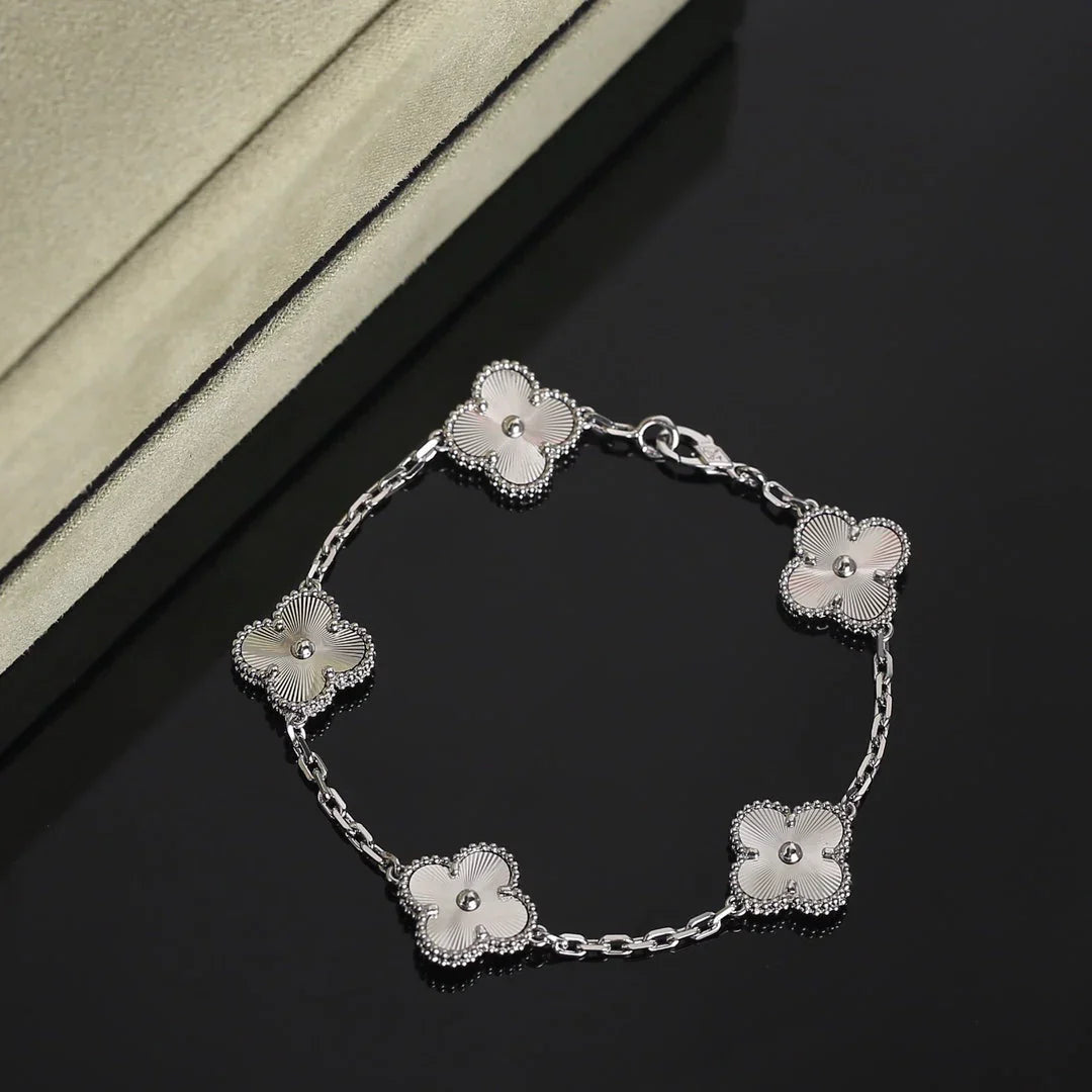 Silver Elégante Bloom Bracelet