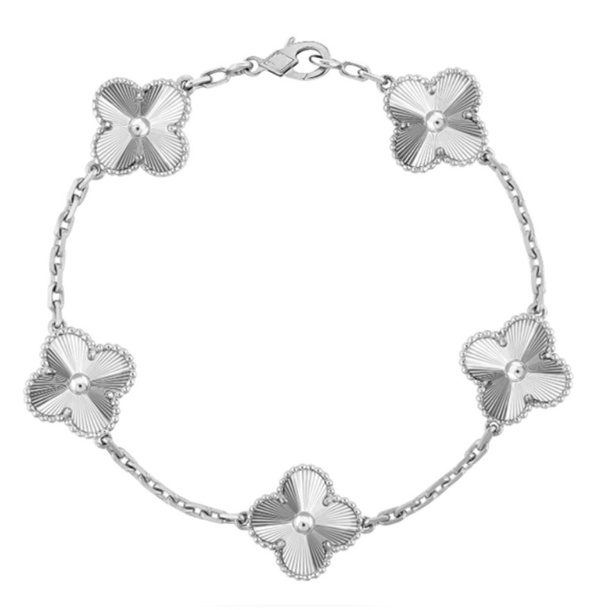 Silver Elégante Bloom Bracelet